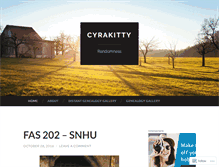 Tablet Screenshot of cyrakitty.com